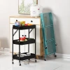 Three-layer trolley storage rack Application Scenario